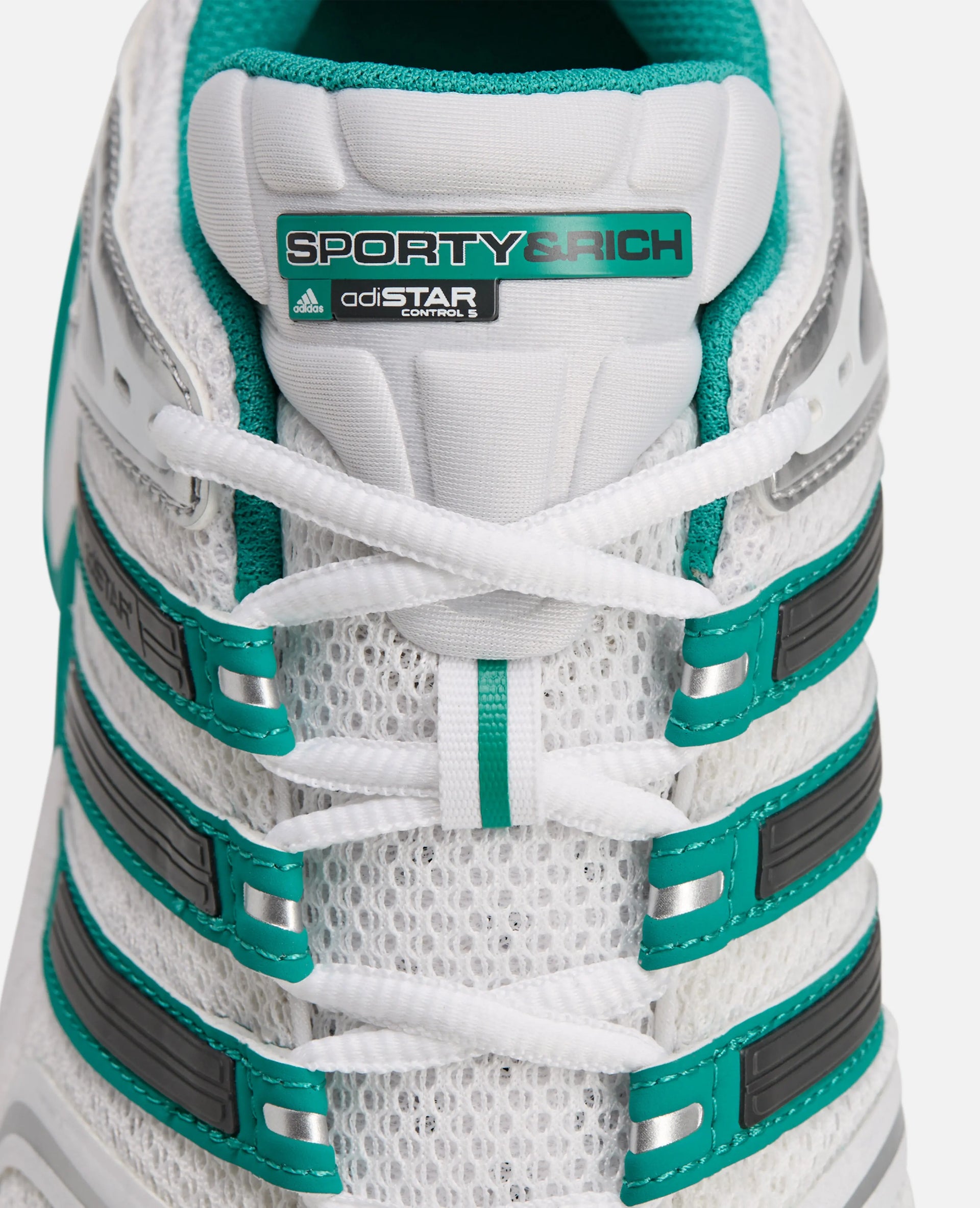 adidas Adistar Control 5 Sporty & Rich (Footware White/Carbon/Pure Teal) adidas