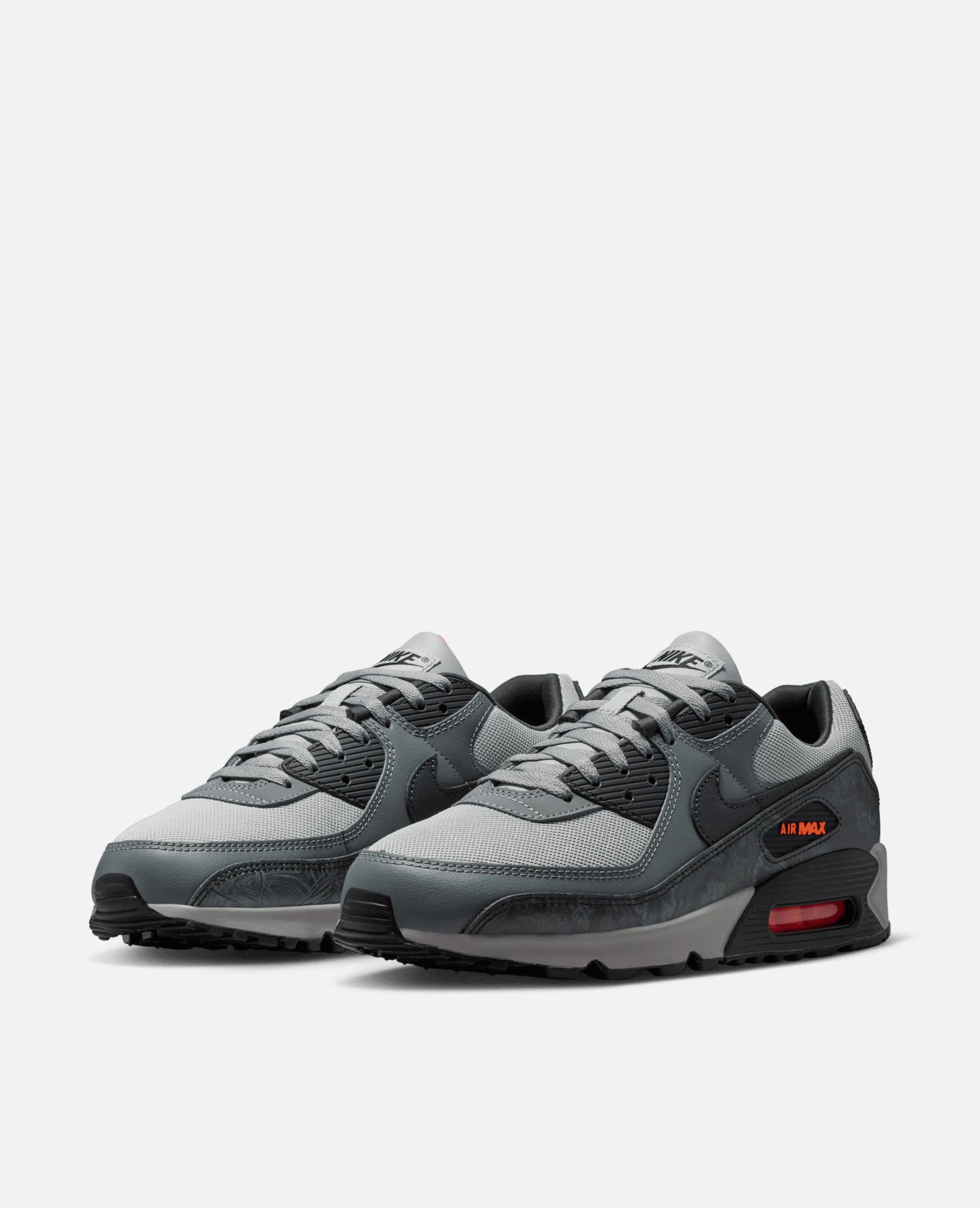 Nike Air Max 90 Premium (Mulighti-Color/Black-Smoke Grey-Hyper Crimson-Anthracite) Nike