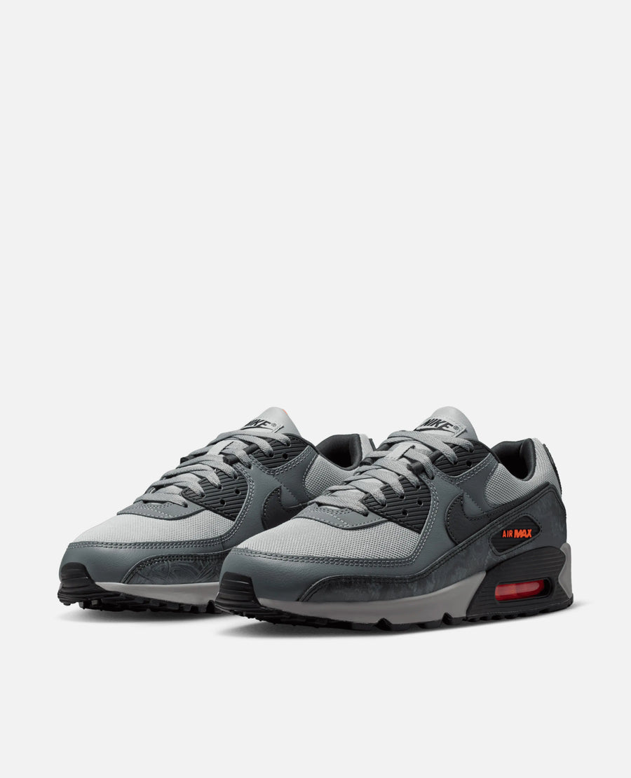 Nike Air Max 90 Premium (Mulighti-Color/Black-Smoke Grey-Hyper Crimson-Anthracite) Nike
