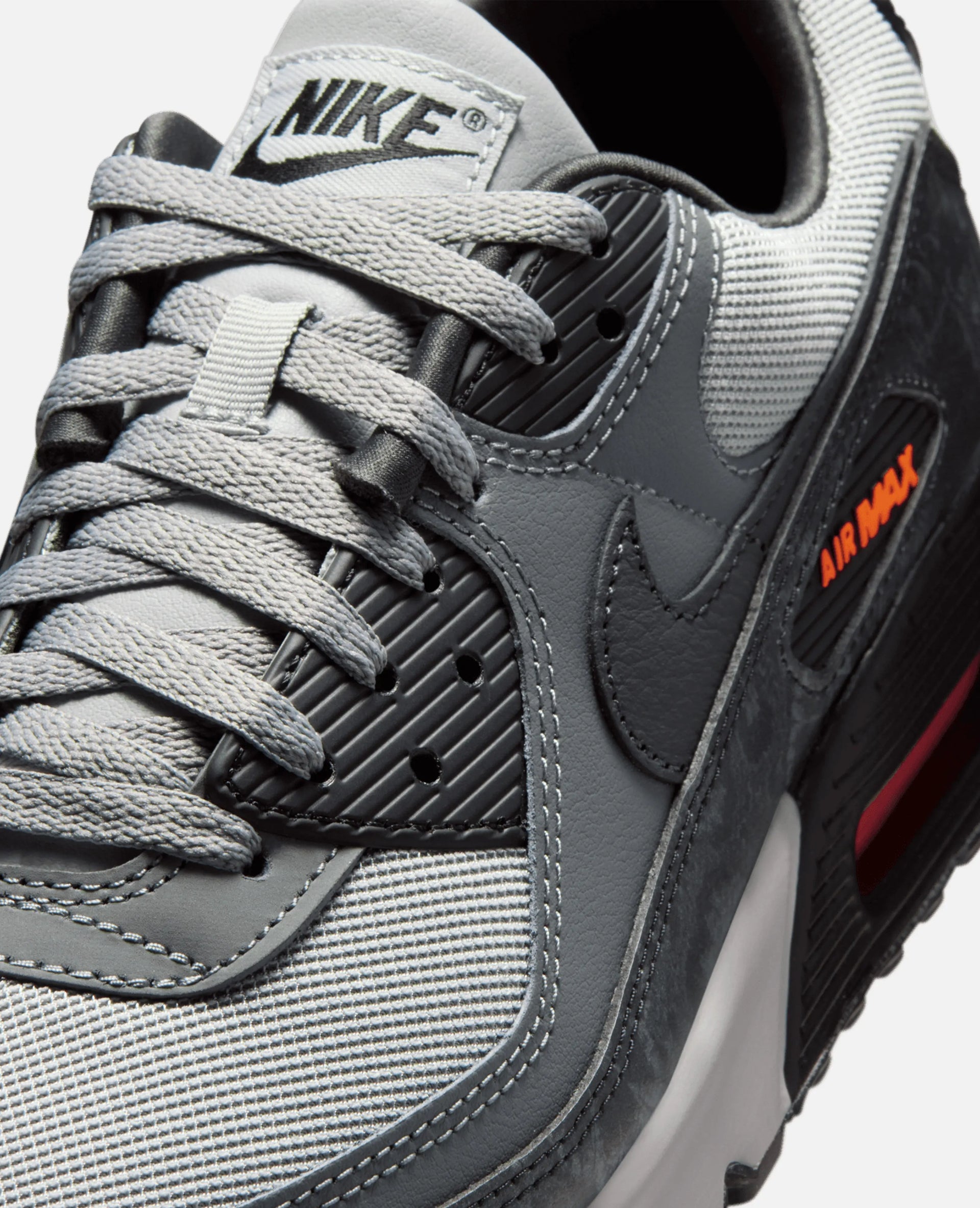 Nike Air Max 90 Premium (Mulighti-Color/Black-Smoke Grey-Hyper Crimson-Anthracite) Nike