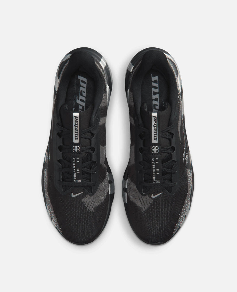 Nike Air Zoom Pegasus 42 Disrupt (Black/Black-Med Ash-Metallic Silver) Nike