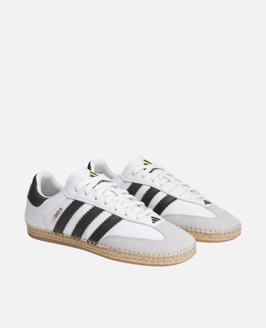 adidas x CLOT Samba Espadril (Footwear White/Core Black/Footwear White) Adidas
