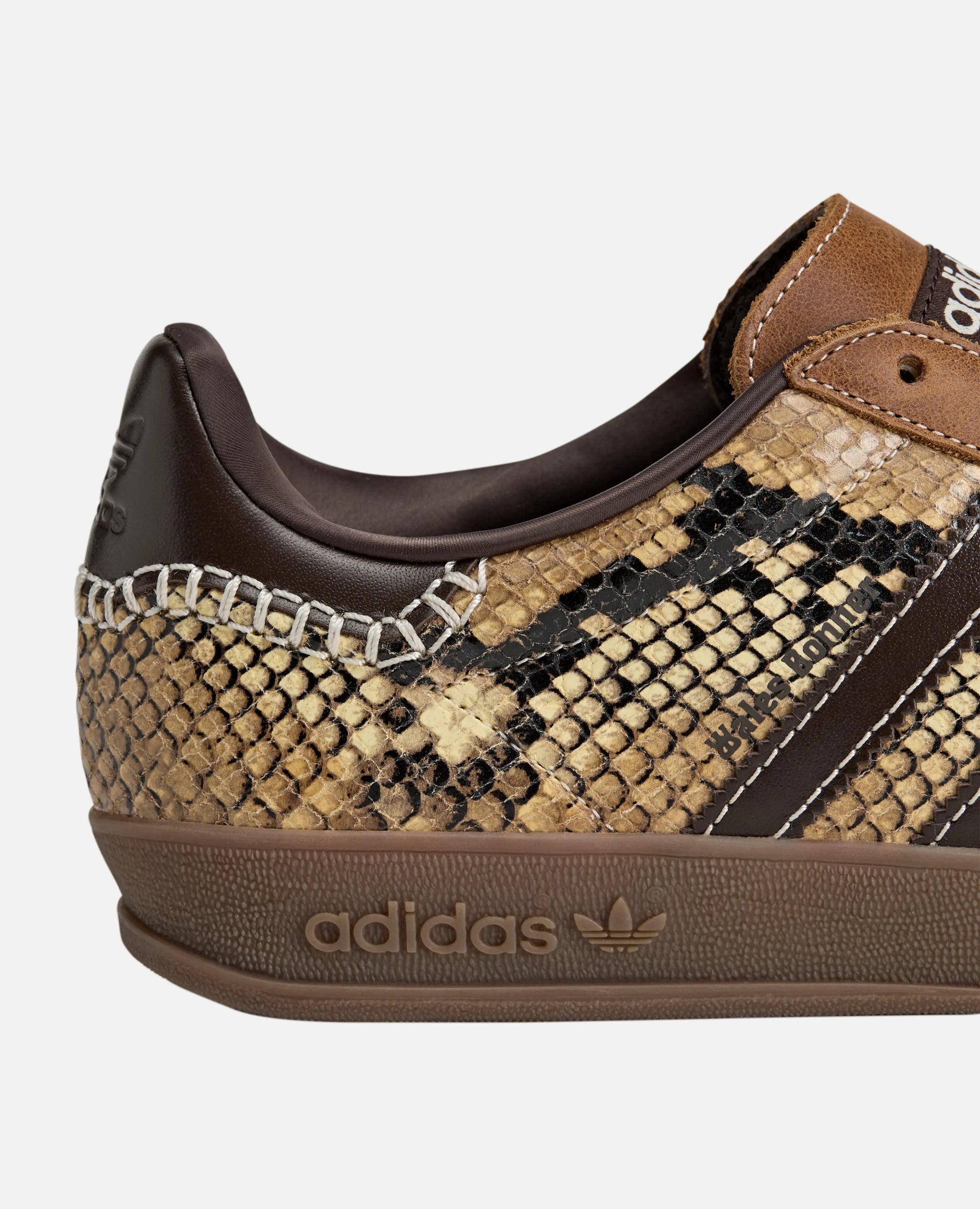 adidas WB Gazelle Snake (Super Color/Dark Brown/Won White) Adidas