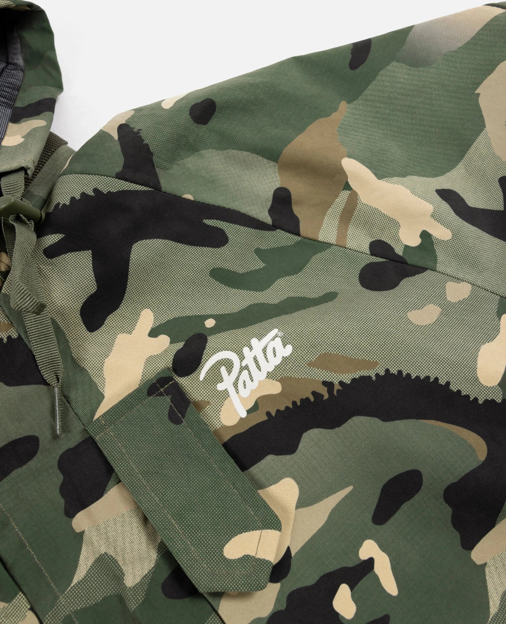 Patta Spray Camo Nylon Tactical Parka (Multi/Spray Camo) Patta