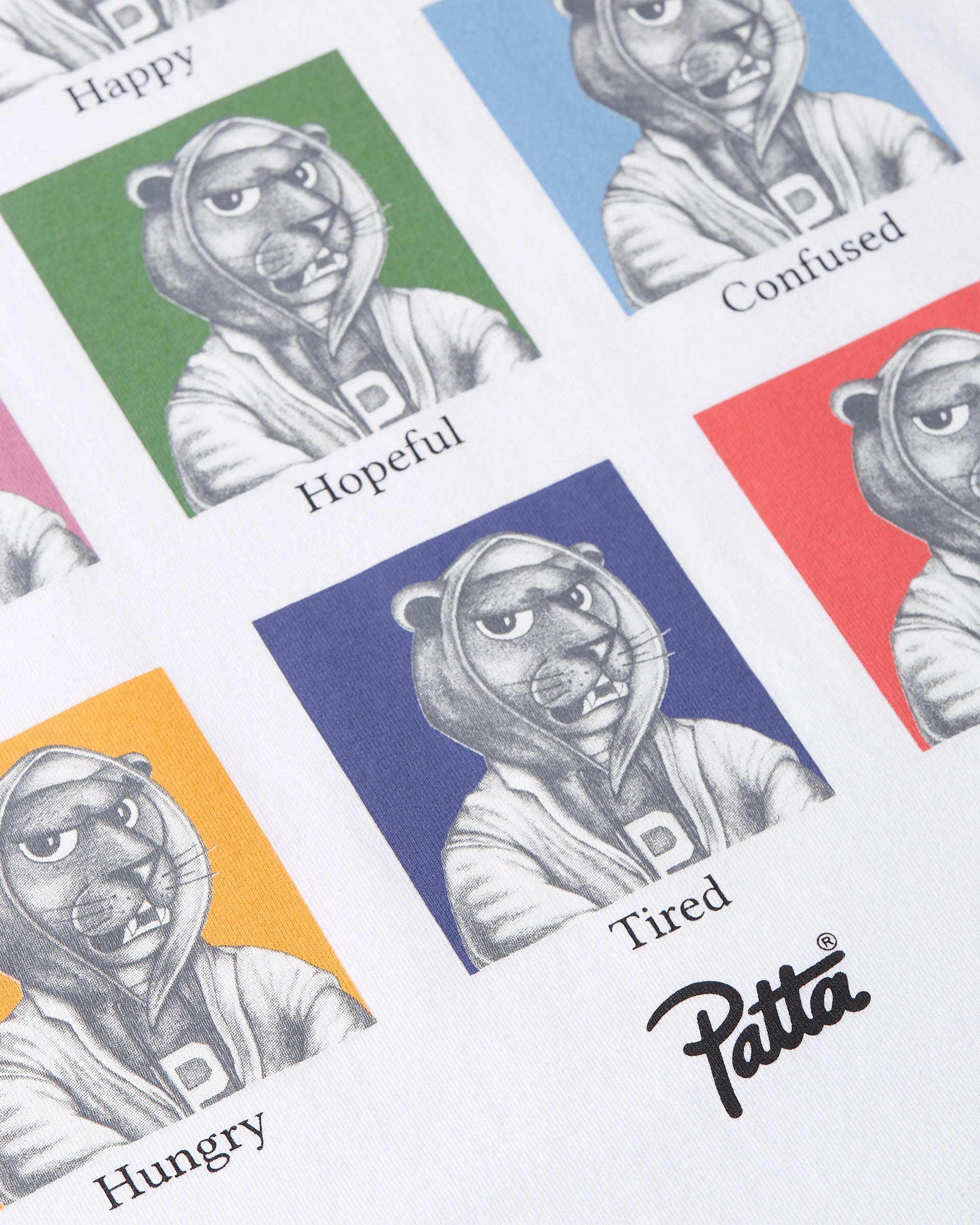 Patta Many Moods T-Shirt (White) Patta