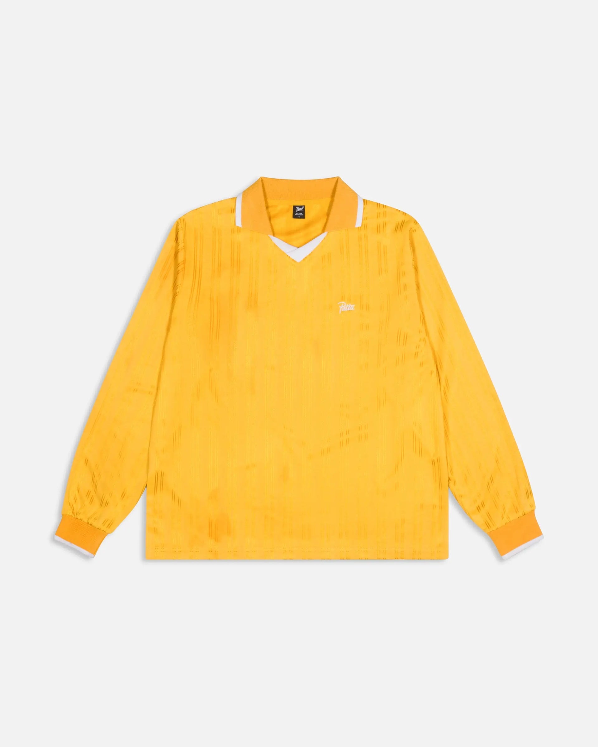 Patta Jacquard Striped Long Sleeve Jersey (Golden Rod) Patta