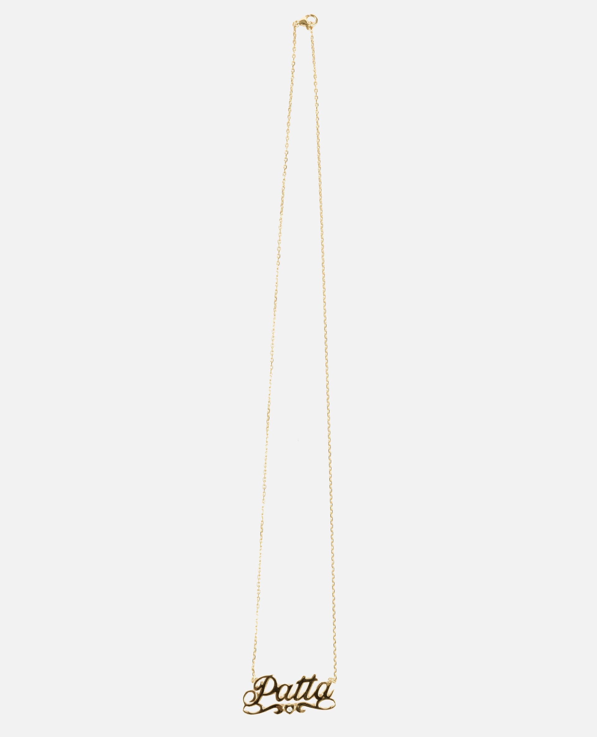 Patta Name Chain (Gold Plated) Patta