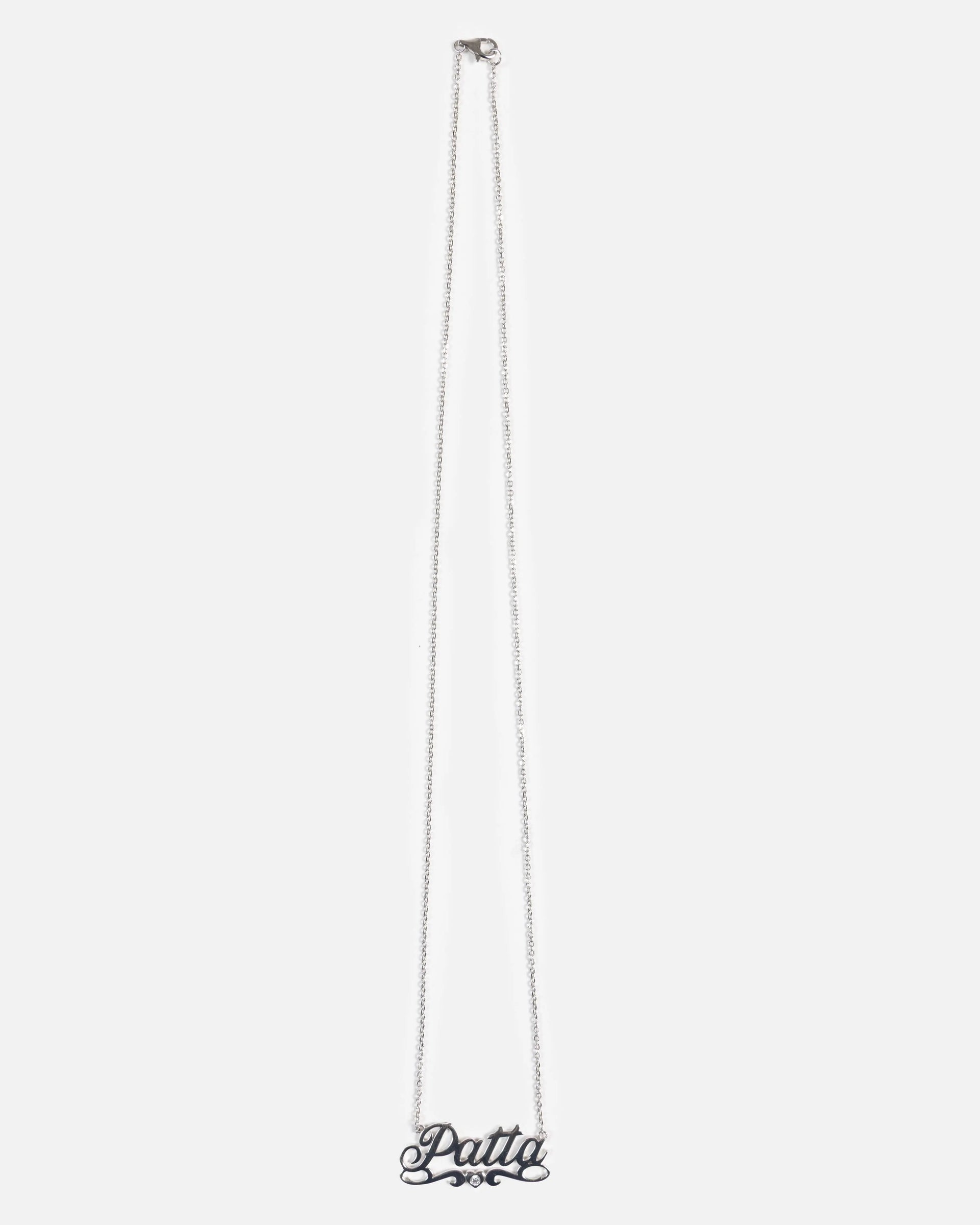 Patta Name Chain (Silver) Patta