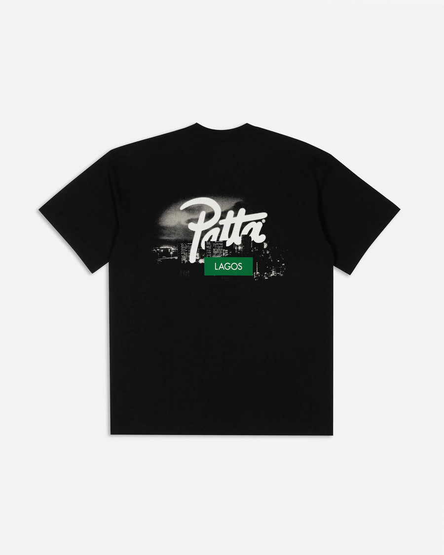 Patta Lagos Skyline Chapter T-Shirt (Black) Patta