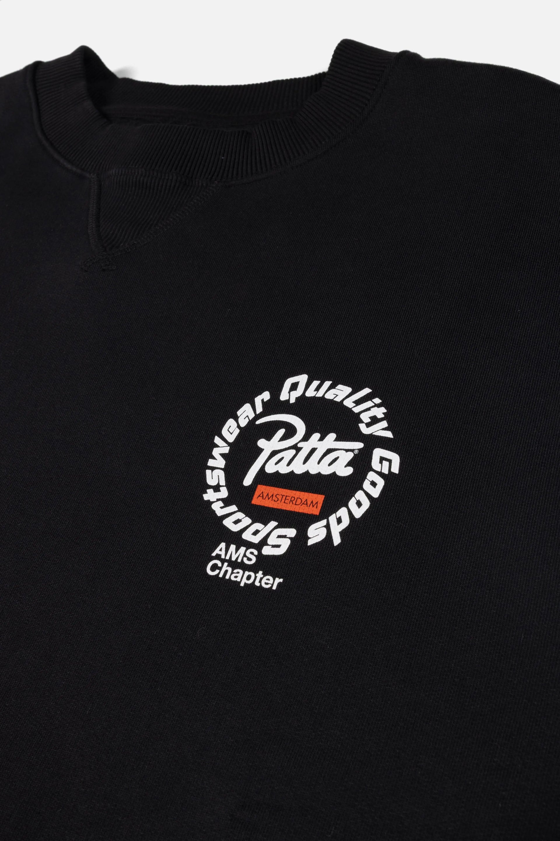 Patta Amsterdam Chapter Crewneck Sweater (Black) Patta