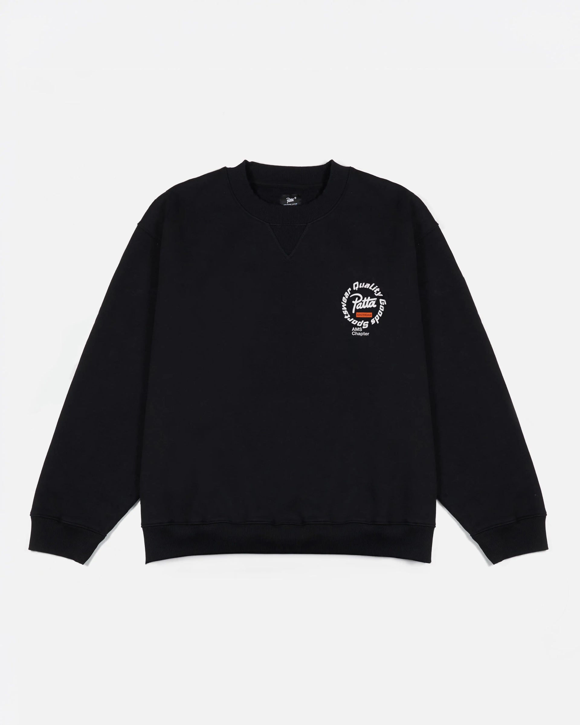 Patta Amsterdam Chapter Crewneck Sweater (Black) Patta