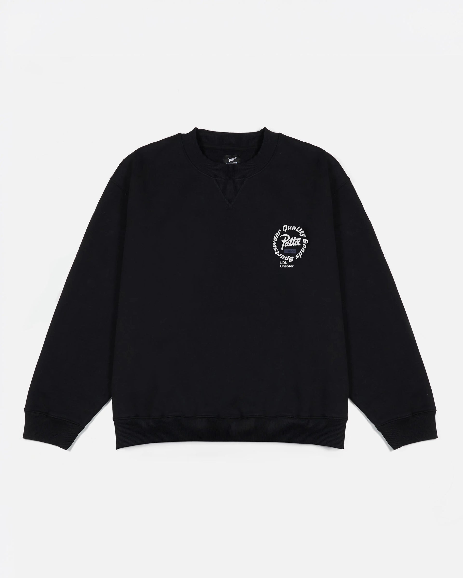 Patta London Chapter Crewneck Sweater (Black) Patta