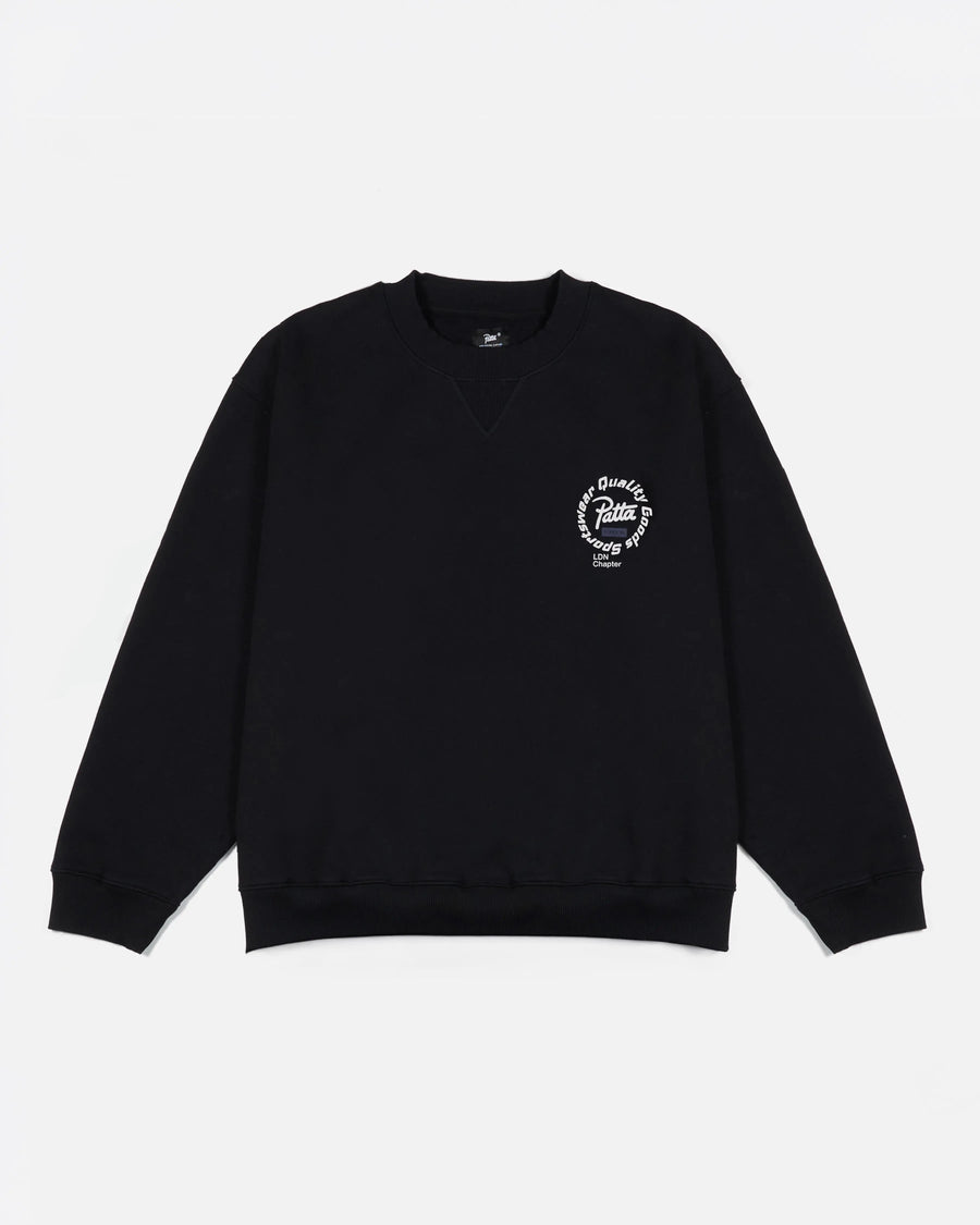 Patta London Chapter Crewneck Sweater (Black) Patta