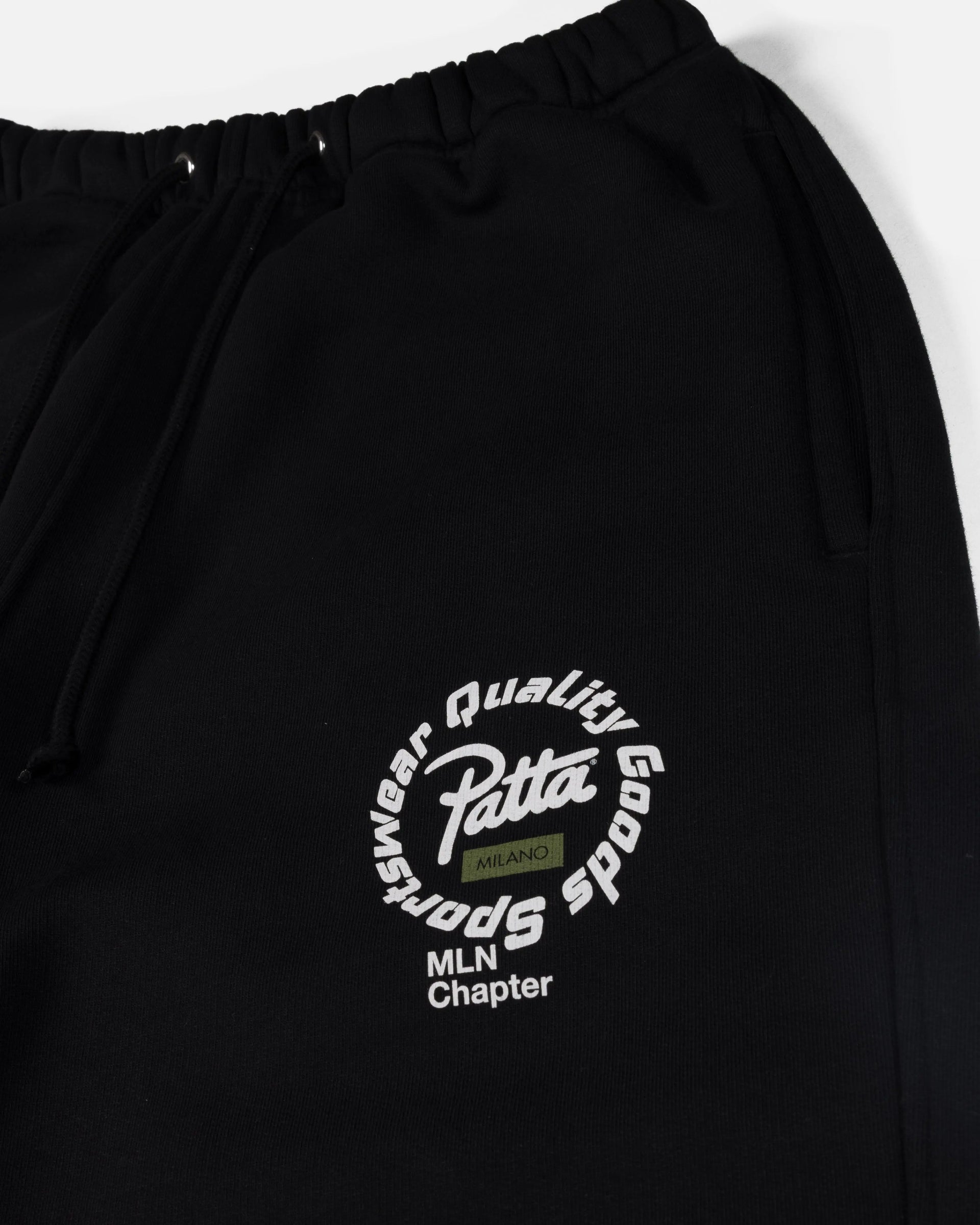 Patta Milano Chapter Straight Leg Jogging Pants (Black) Patta