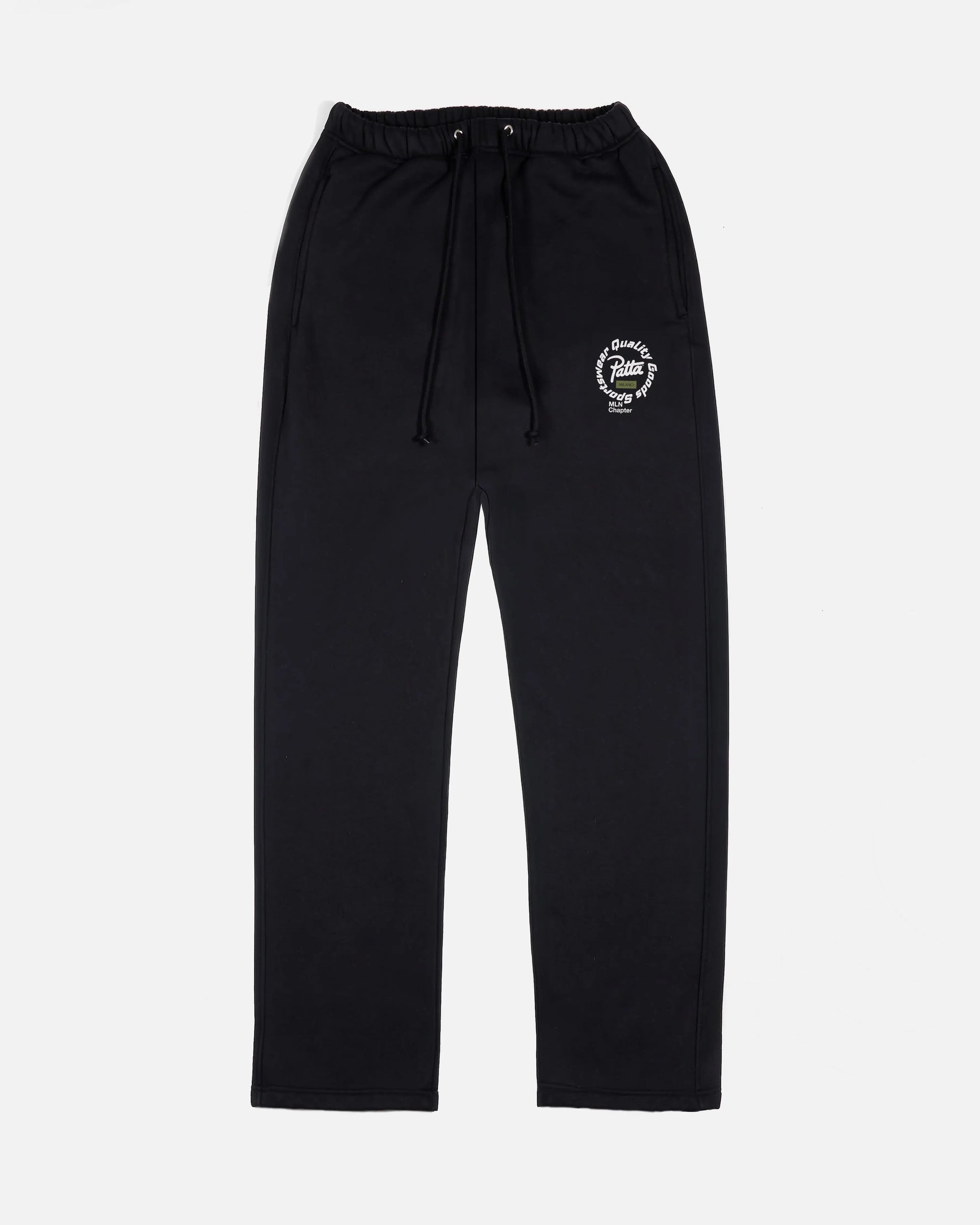 Patta Milano Chapter Straight Leg Jogging Pants (Black) Patta