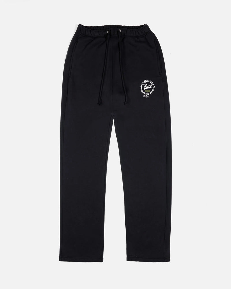 Patta Milano Chapter Straight Leg Jogging Pants (Black) Patta