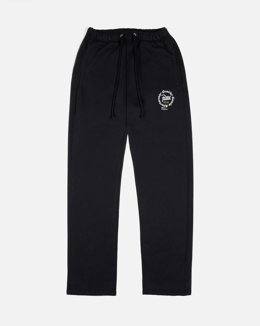 Patta Milano Chapter Straight Leg Jogging Pants (Black) Patta