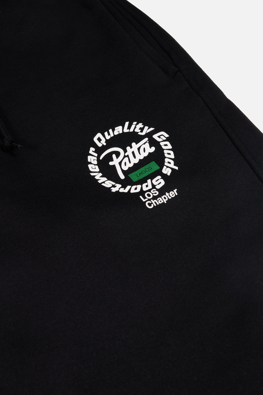 Patta Lagos Chapter Straight Leg Jogging Pants (Black) Patta