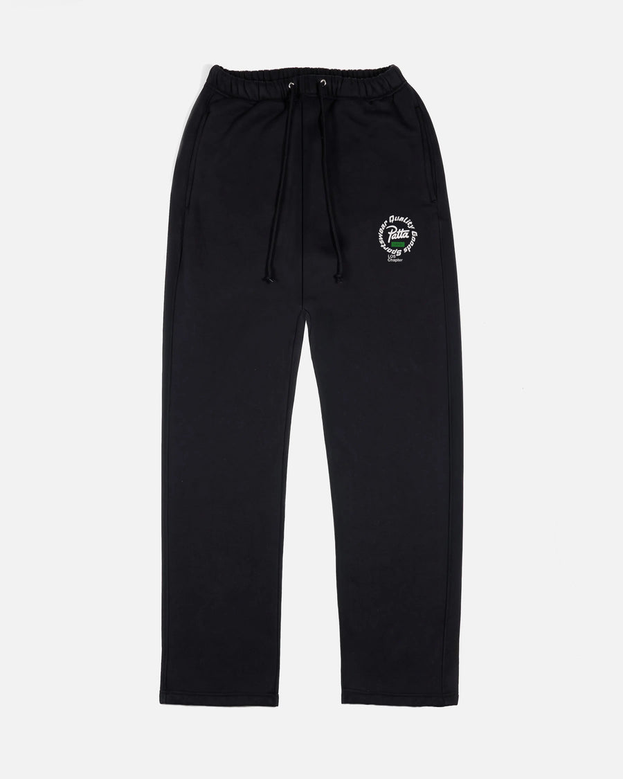 Patta Lagos Chapter Straight Leg Jogging Pants (Black) Patta