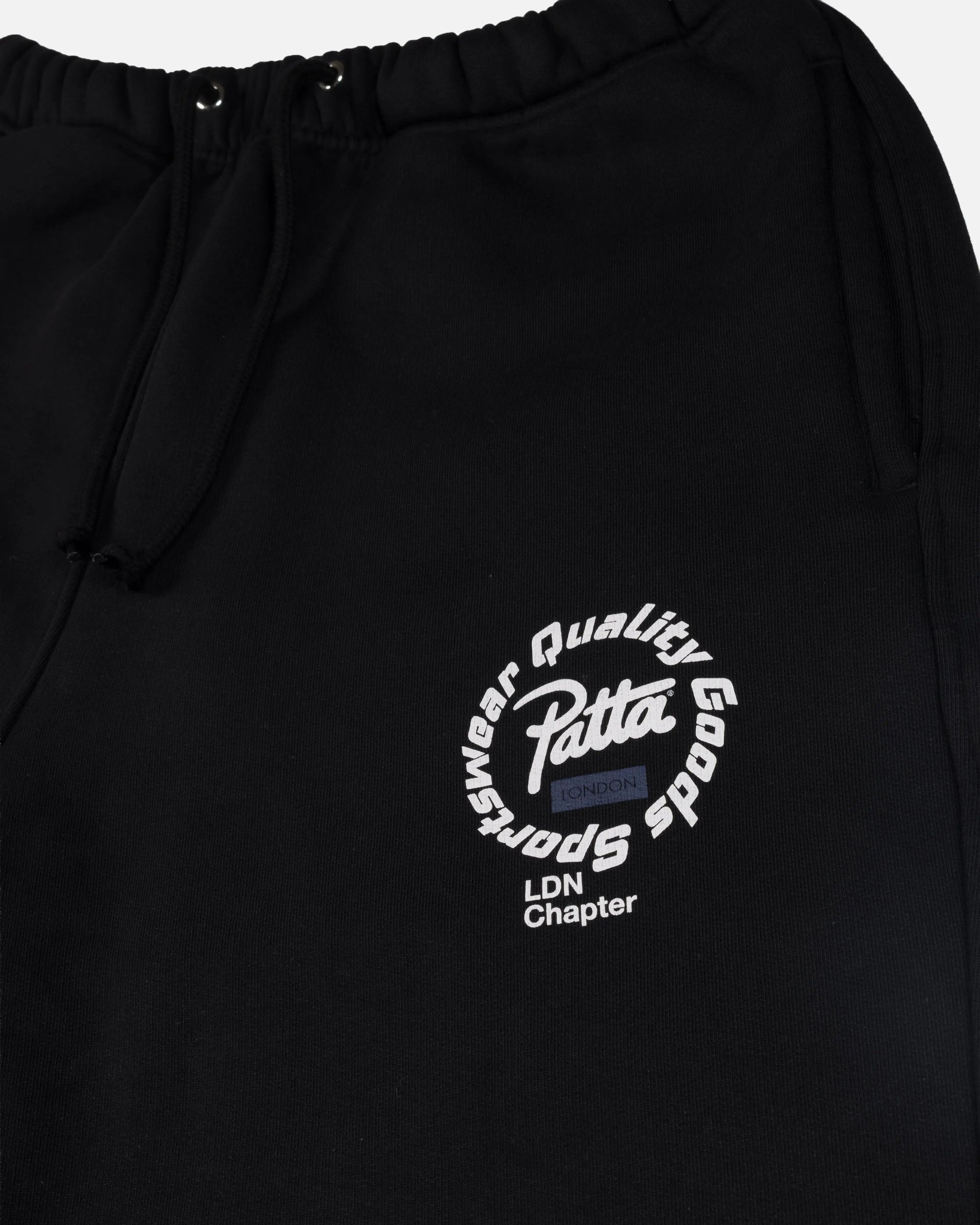 Patta London Chapter Straight Leg Jogging Pants (Black) Patta