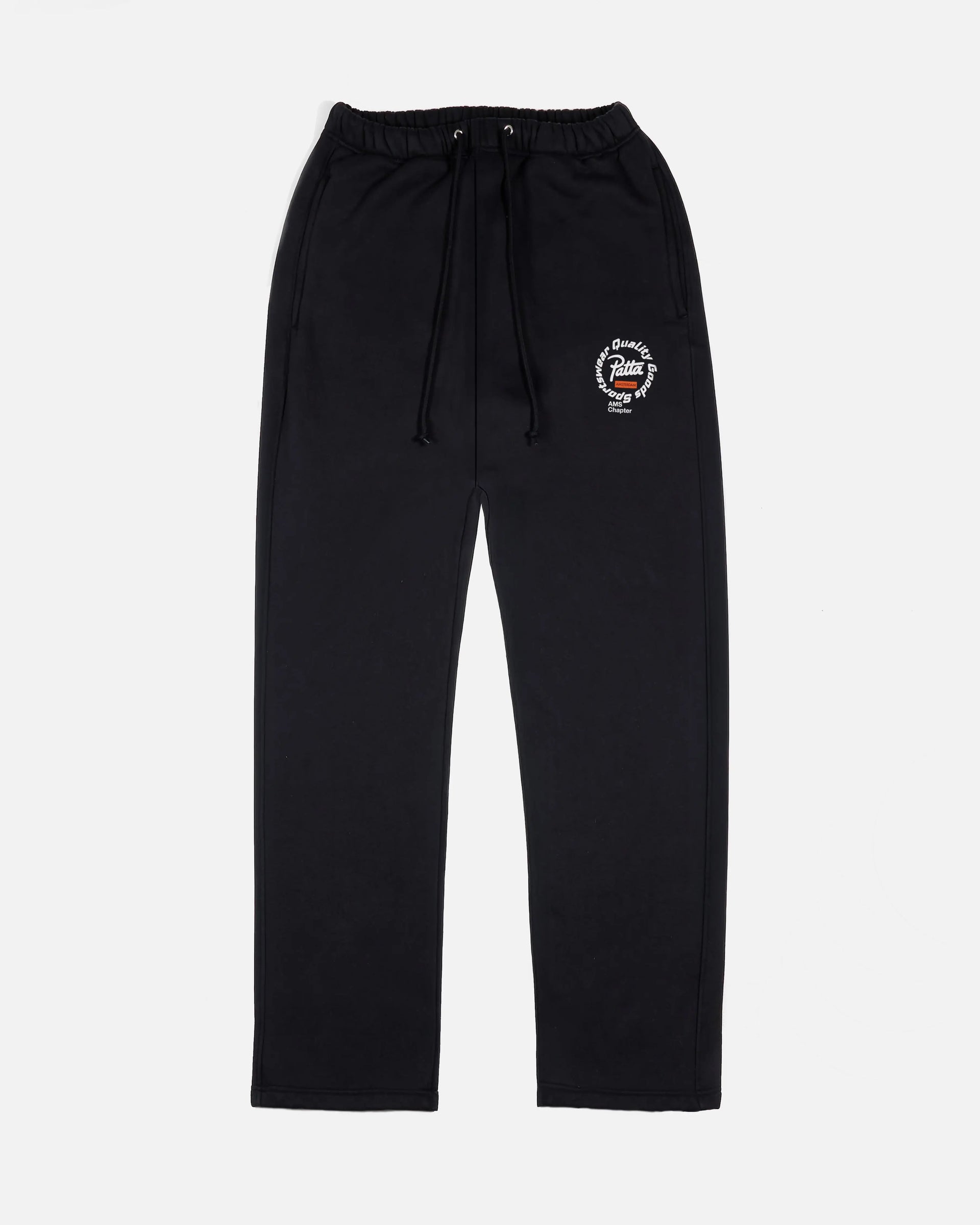 Patta Amsterdam Chapter Straight Leg Jogging Pants (Black) Patta