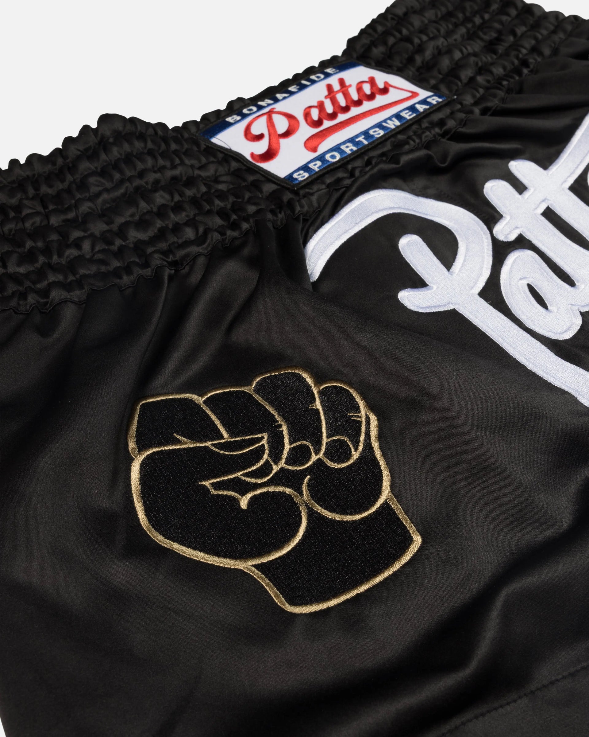 Patta London Chapter Muay Thai Shorts (Black) Patta