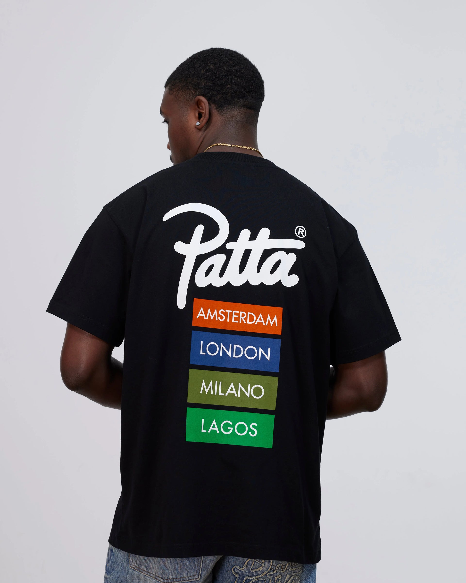 Patta Chapter Worldwide T-Shirt (Black) Patta