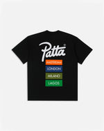 Patta Chapter Worldwide T-Shirt (Black) Patta