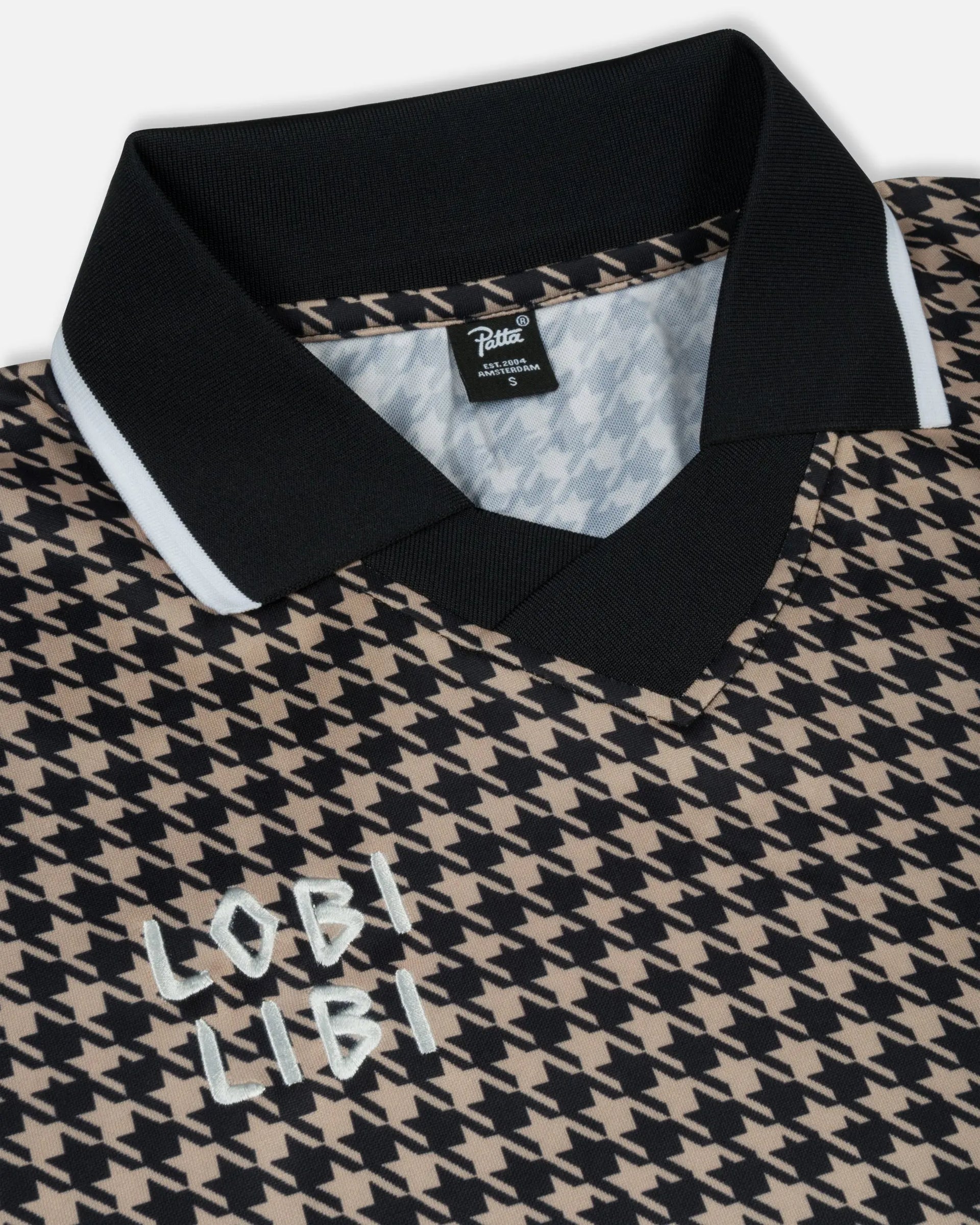 Patta Houndstooth Football Jersey (Irish Cream) Patta