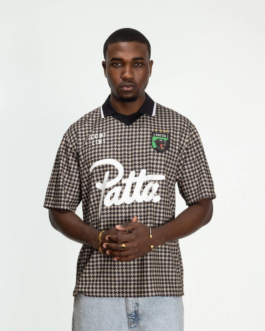 Patta Houndstooth Football Jersey (Irish Cream) Patta