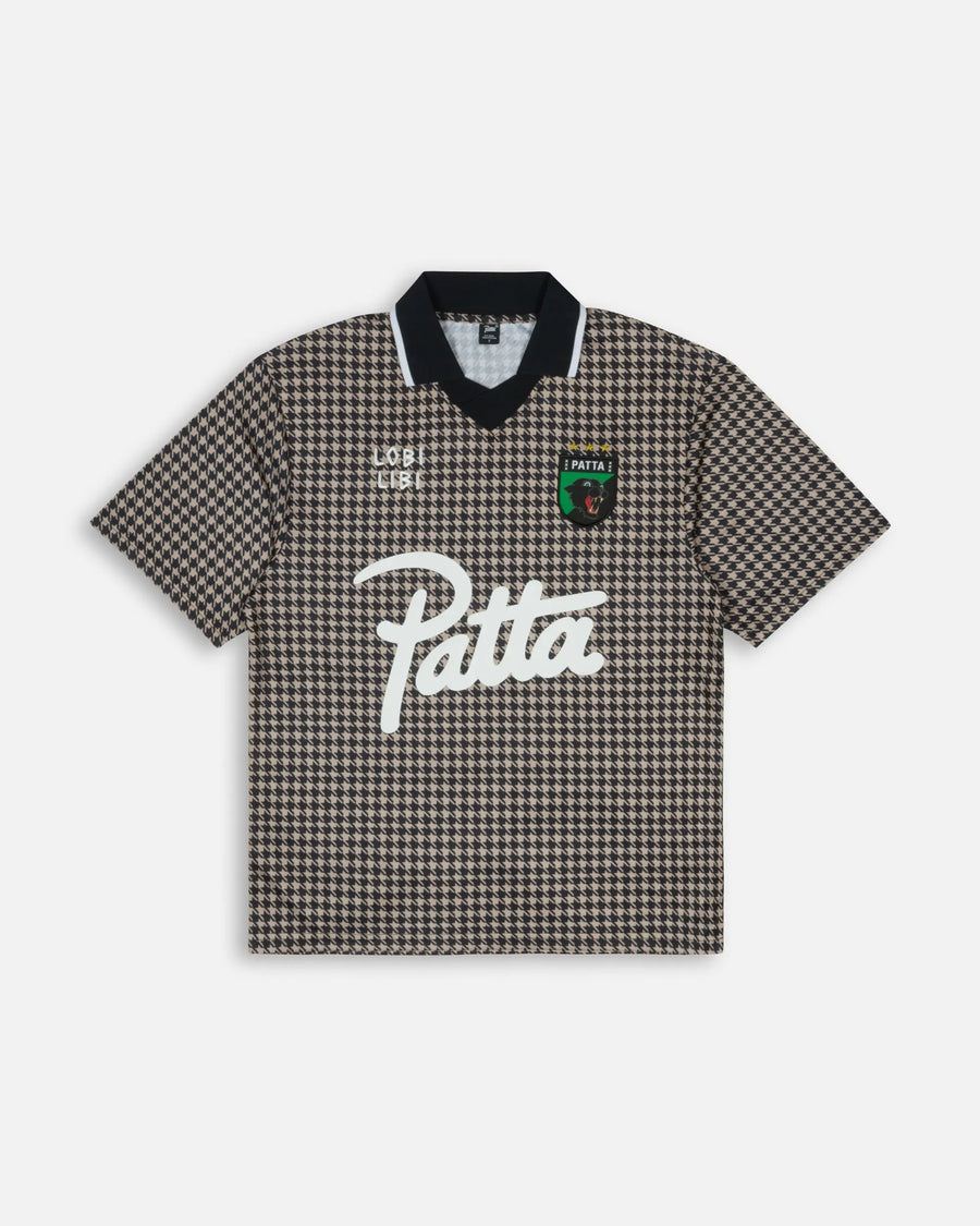 Patta Houndstooth Football Jersey (Irish Cream) Patta