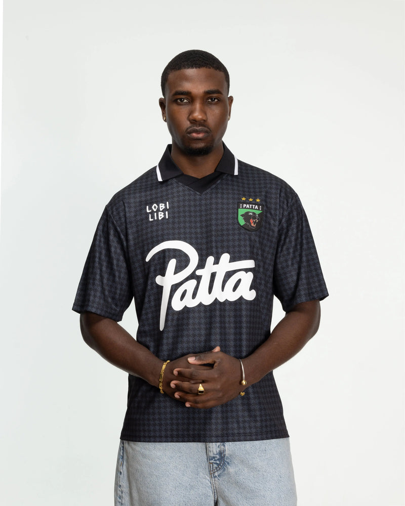 Patta Houndstooth Football Jersey (Ombre Blue) Patta