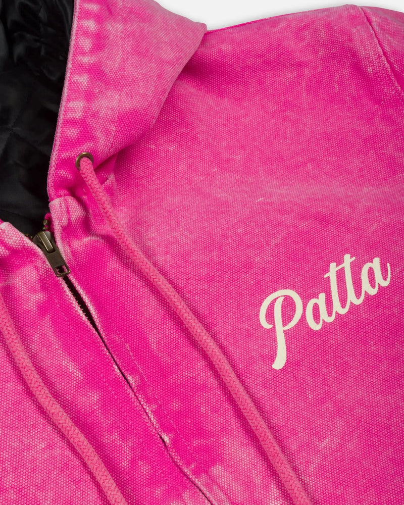 Patta Peace Canvas Hooded Jacket (Fuchsia Purple) Patta
