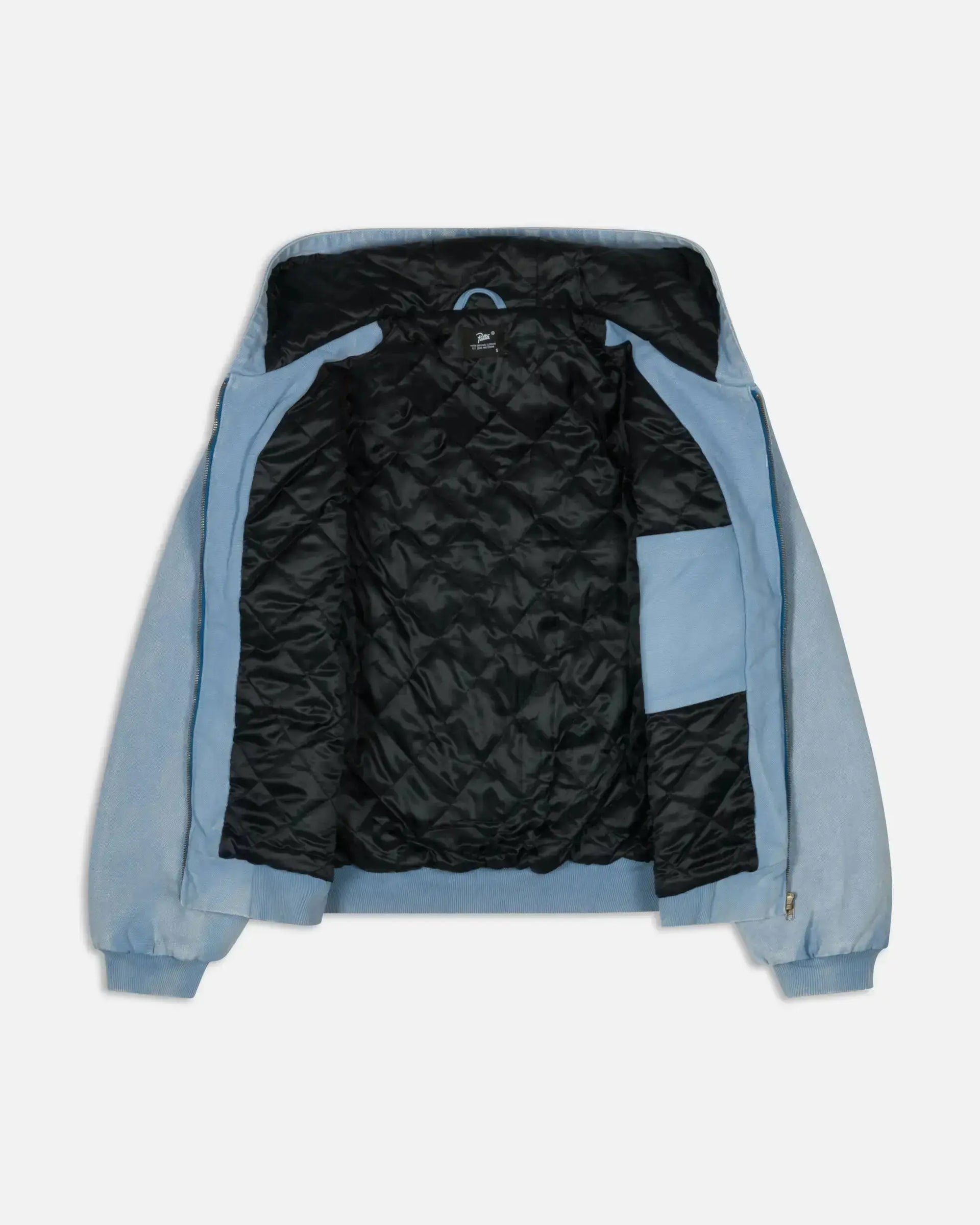 Patta Peace Canvas Hooded Jacket (Light Blue Denim) Patta