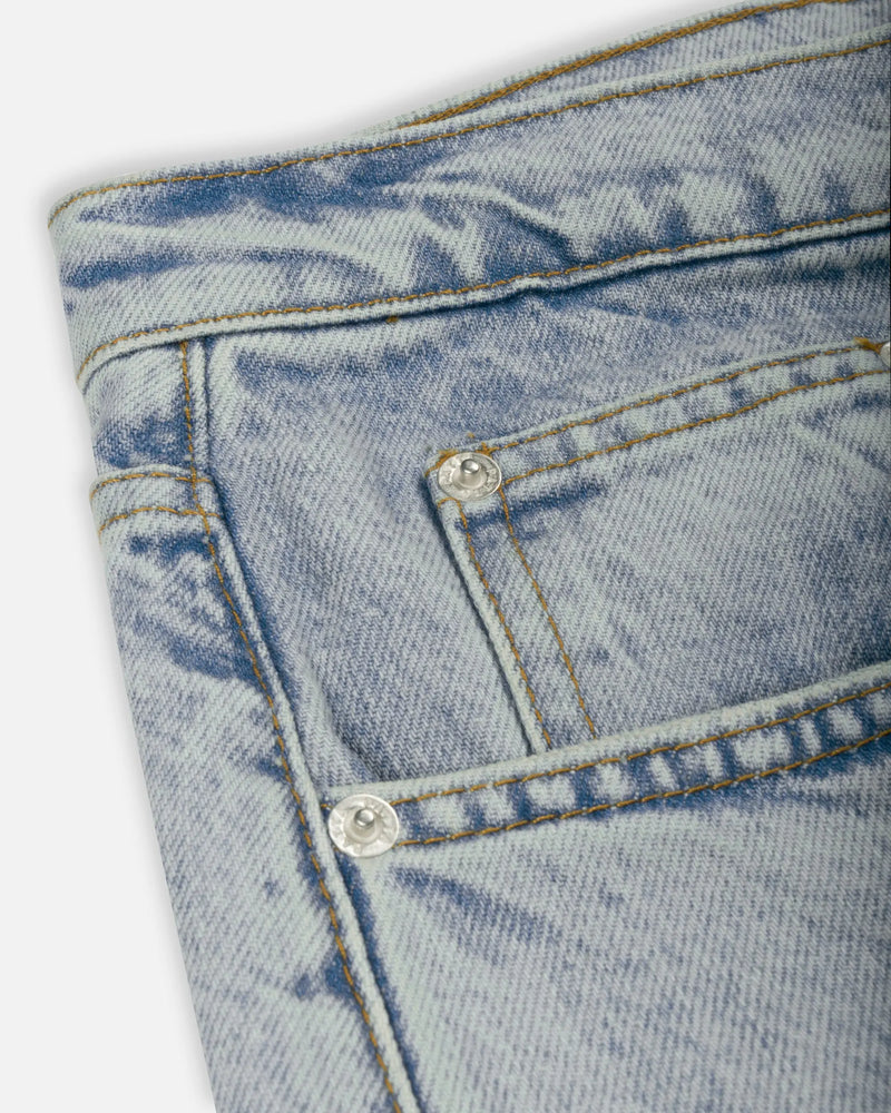 Patta Light Wash Denim Shorts (Light Blue Denim) Patta