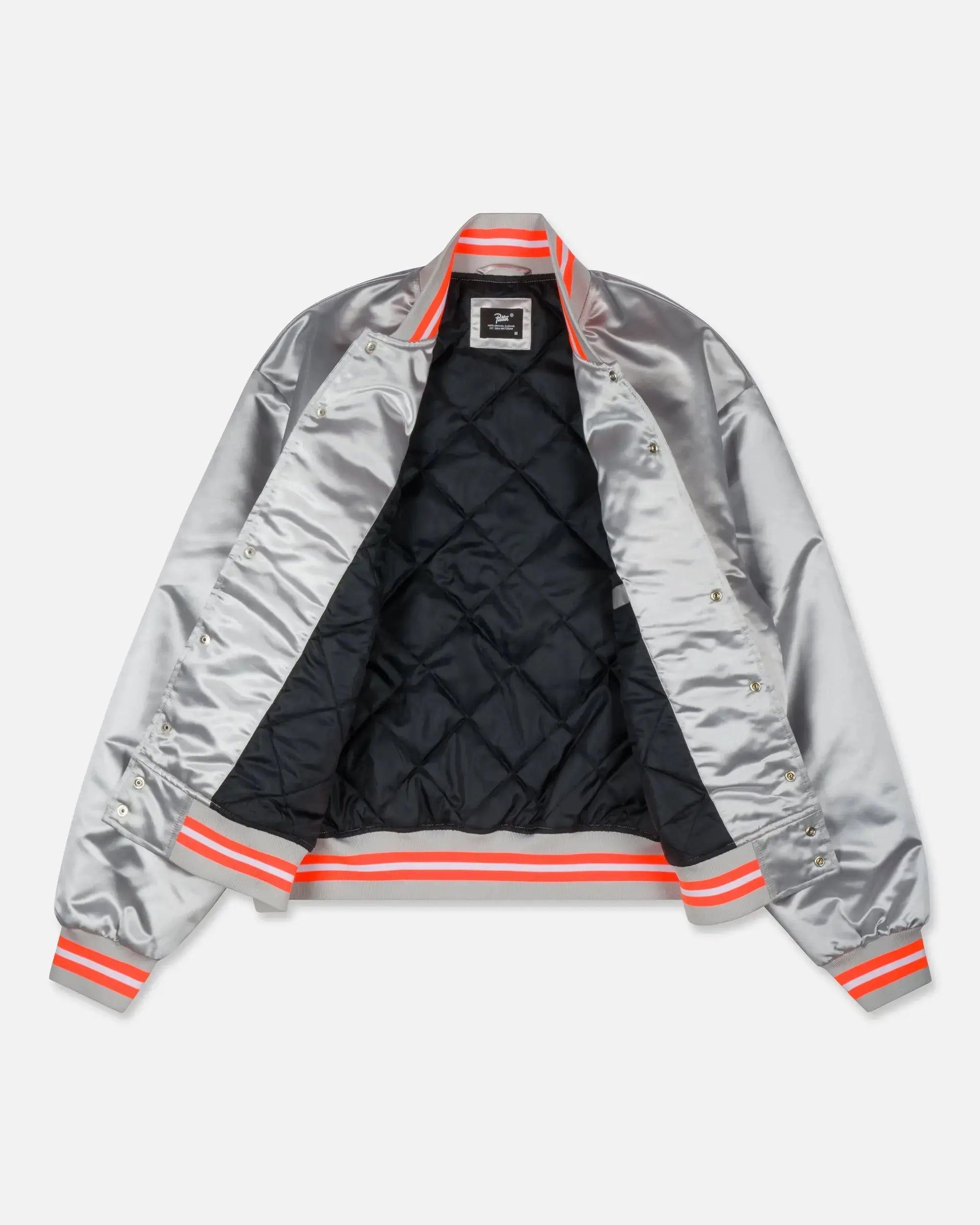 Patta Classic Satin Bomber Jacket (Lunar Rock) Patta