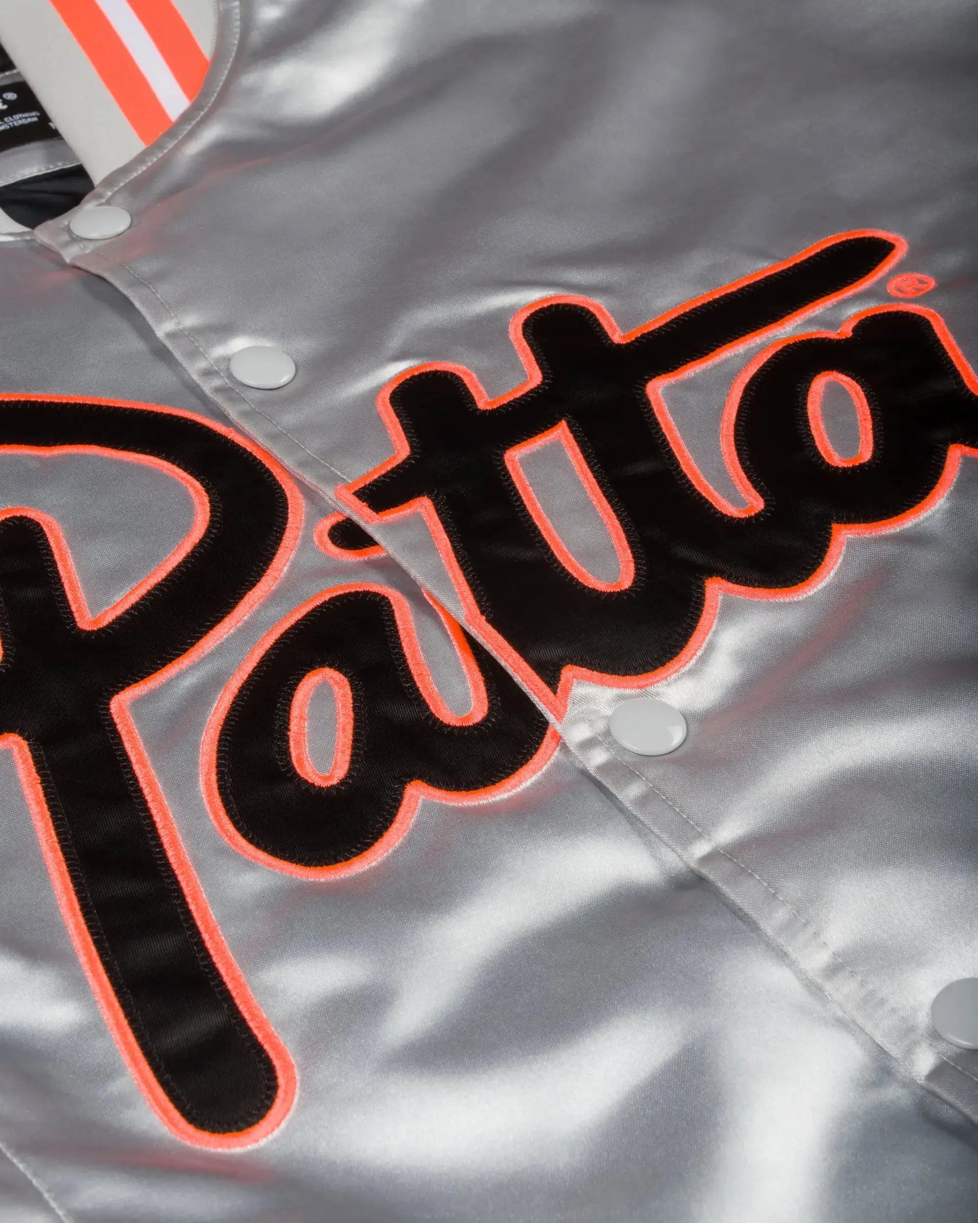Patta Classic Satin Bomber Jacket (Lunar Rock) Patta