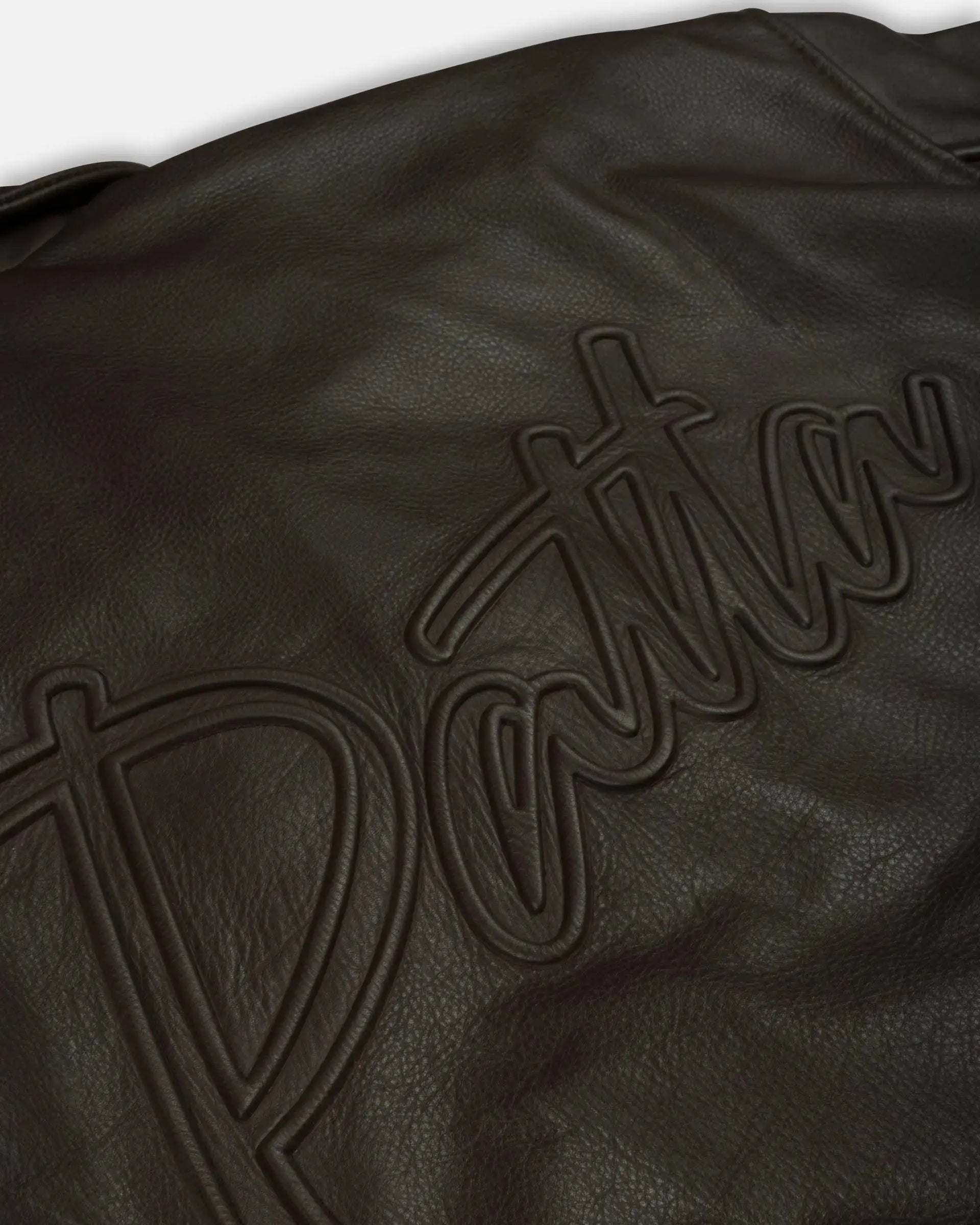 Patta Leather Bomber Jacket (Coffee Bean) Patta