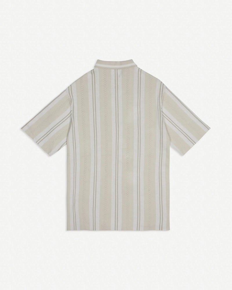 Patta Knitted Football Shirt (Oatmeal) Patta