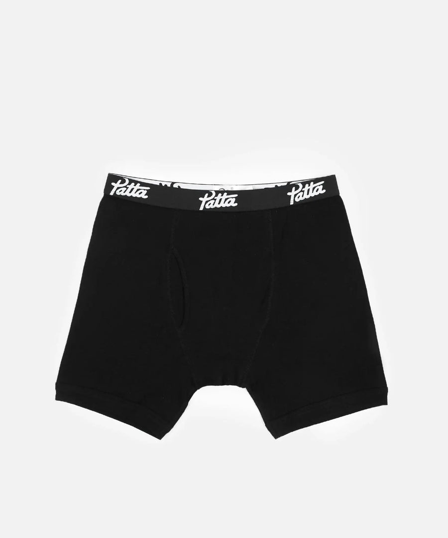 Patta Underwear Boxer Briefs 2-Pack (Black) Patta