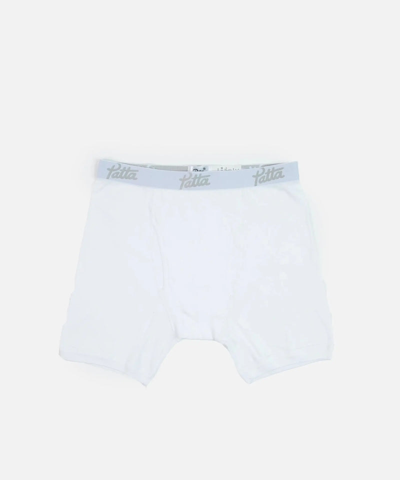 Patta Underwear Boxer Briefs 2-Pack (White) Patta