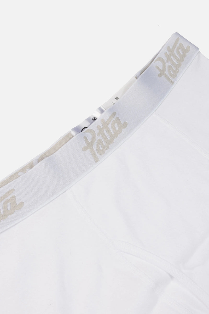 Patta Underwear Boxer Briefs 2-Pack (White) Patta