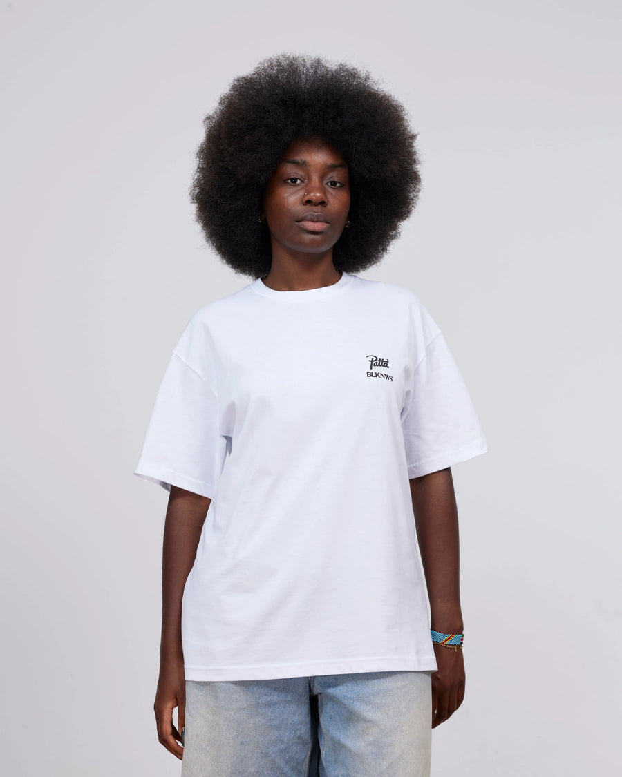 Patta x BLK NWS T-Shirt (White) Patta